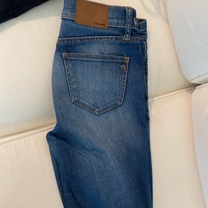Madewell 10” high rise skinny jeans
